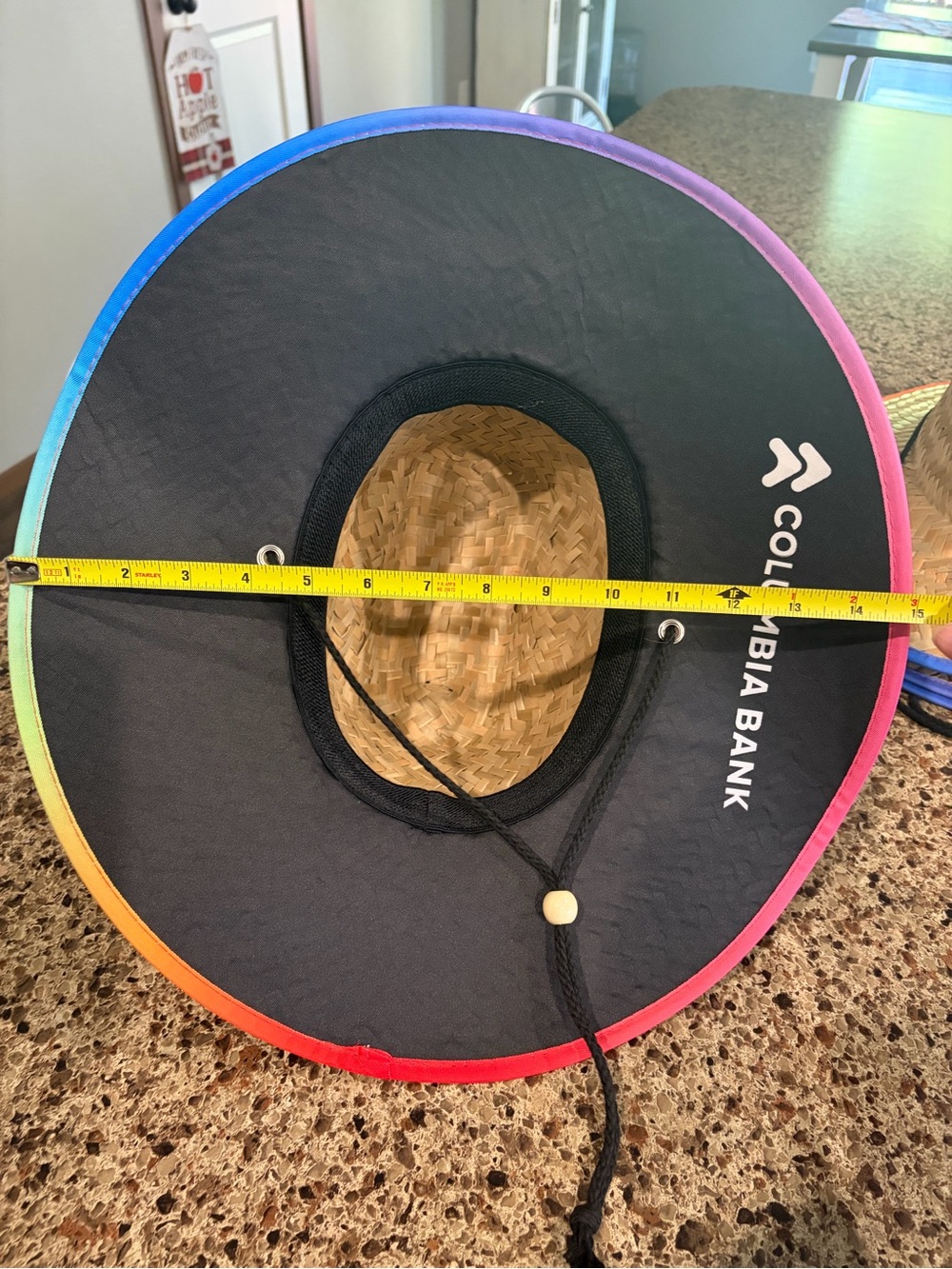 Seattle Sounders Pride Night Straw Hat Stadium Giveaway 8/16 New Never Worn - Picture 3 of 4